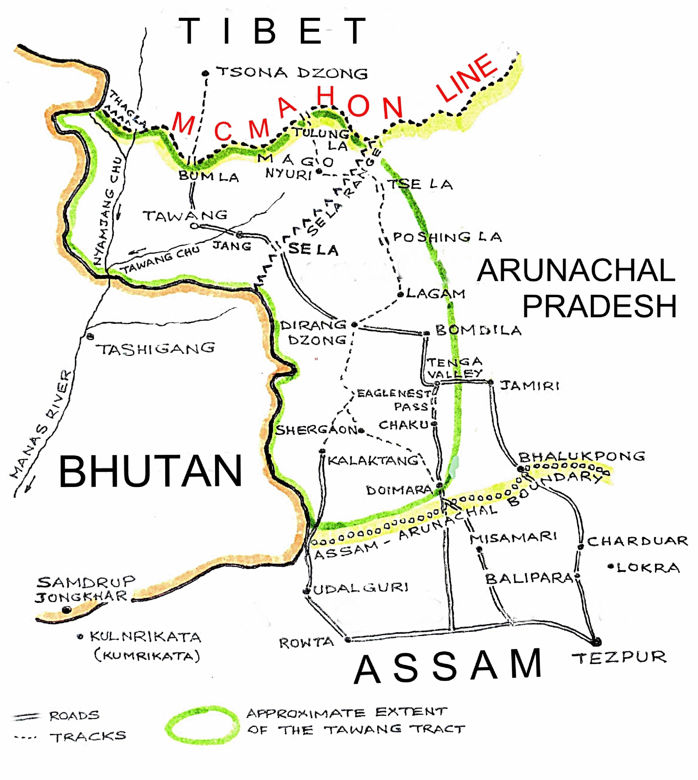 Source: Joydeep Sircar (2021), Saving Tawang: How the Tawang Tract was saved for India, Indian Defence Review, Issue Net Edition, February 15.