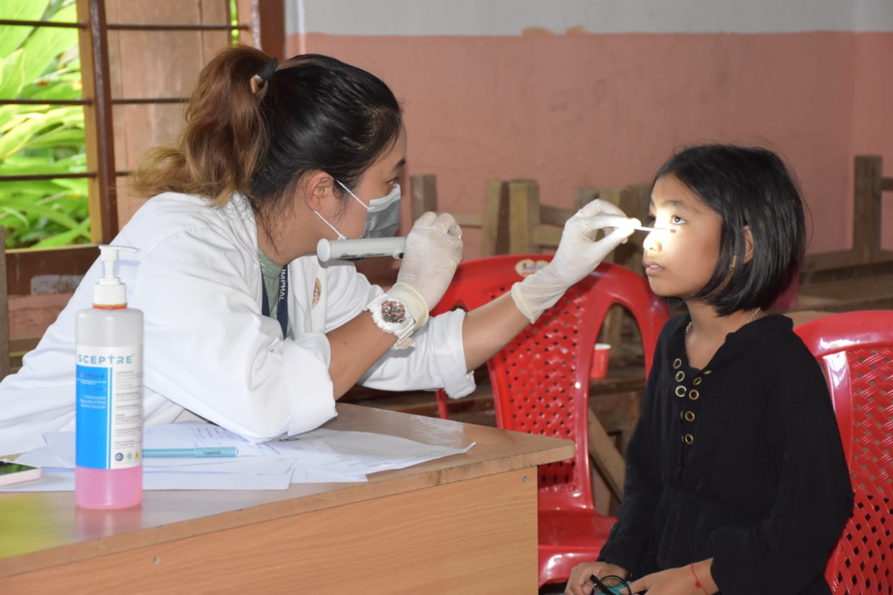 RIMS organized 12th Free Medical Camp News from Manipur Imphal Times