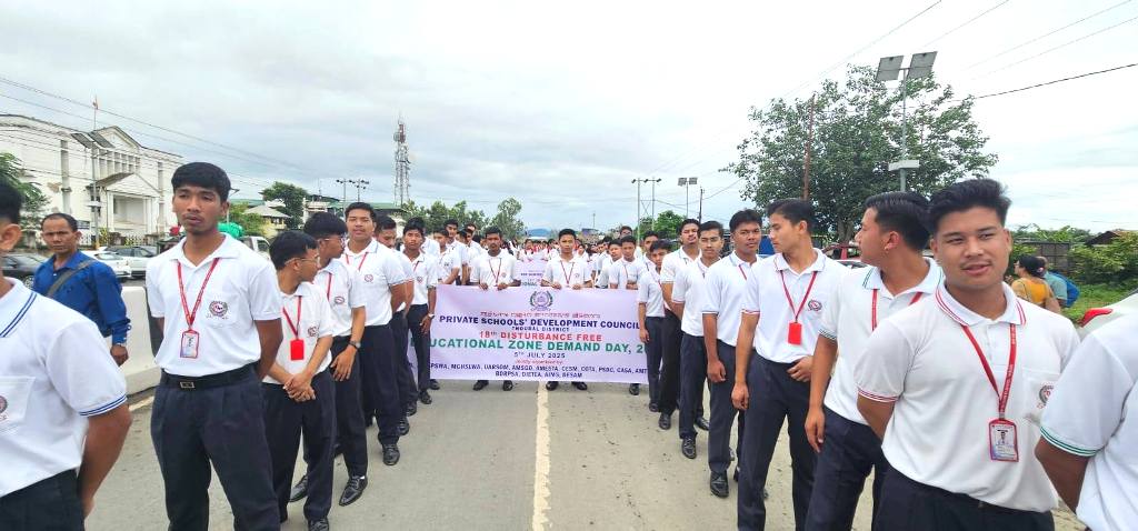 Massive rallies across Manipur valley districts demand disruption-free education - News from Manipur 